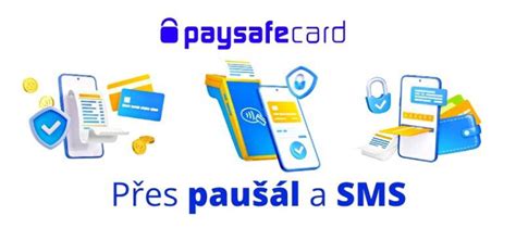 dobit paysafecard pres pausal|Platba SMS .